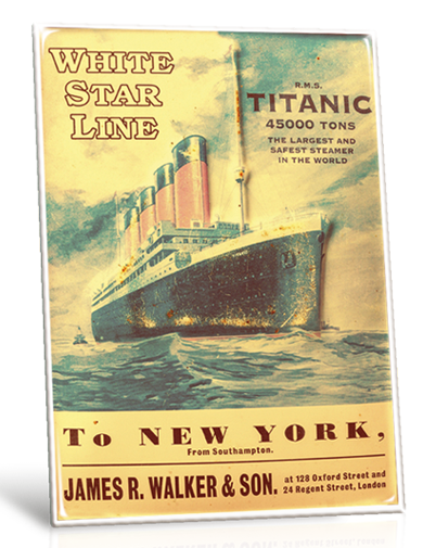 Titanic Tin Poster Issue 0